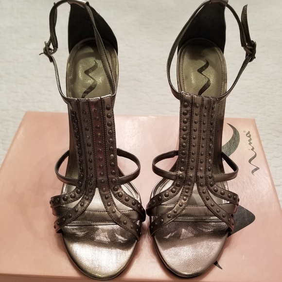 👠NINA gunmetal high heel - Picture 2 of 7